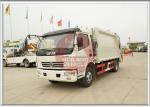 DFAC Garbage Collection Truck , Non - Leakage Garbage Removal Truck Low