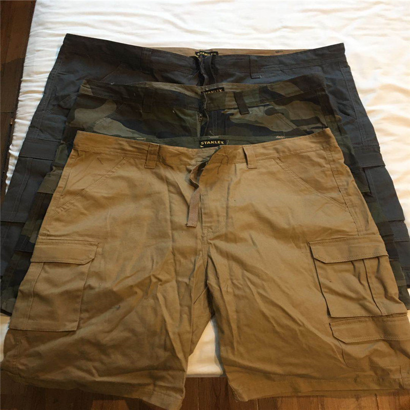 Stanley, Men'S Cotton Cargo Short Camouflage Available In Three Colors