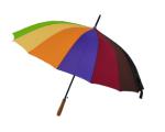 30 Inches Chromatic mens Golf Umbrella Metal Shaft Wooden Handled With Heat
