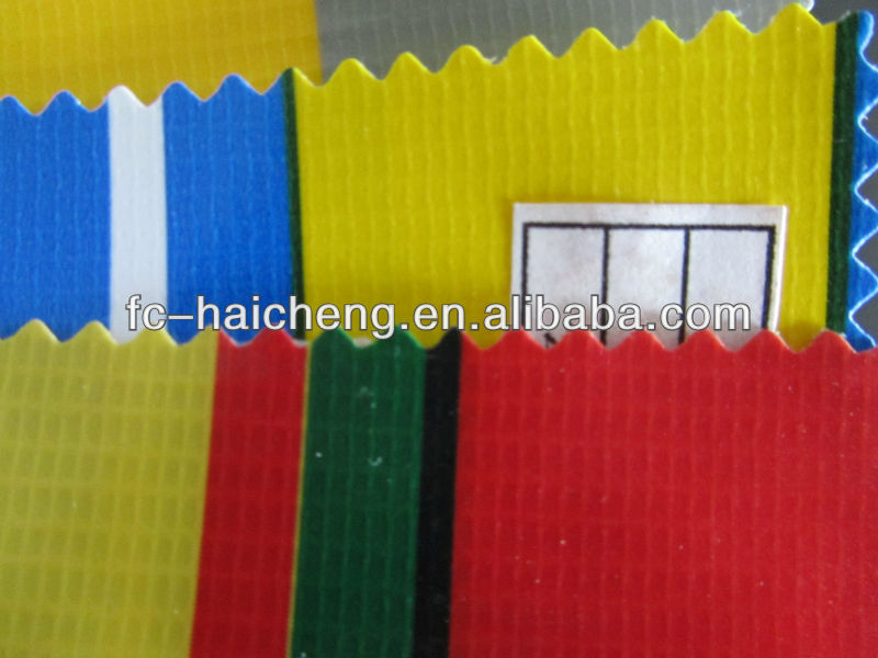 Wholesale UV/FR treated PVC tarpaulin per meter