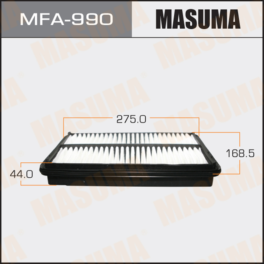 MFA-990 MASUMA Auto Engine Systems Air Filter 17220-PAA-A00 17220-PAA-Y00 For HONDA