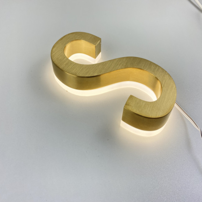 Solid Acrylic 3d Letter Sign 3mm 6500k Led Channel Durable