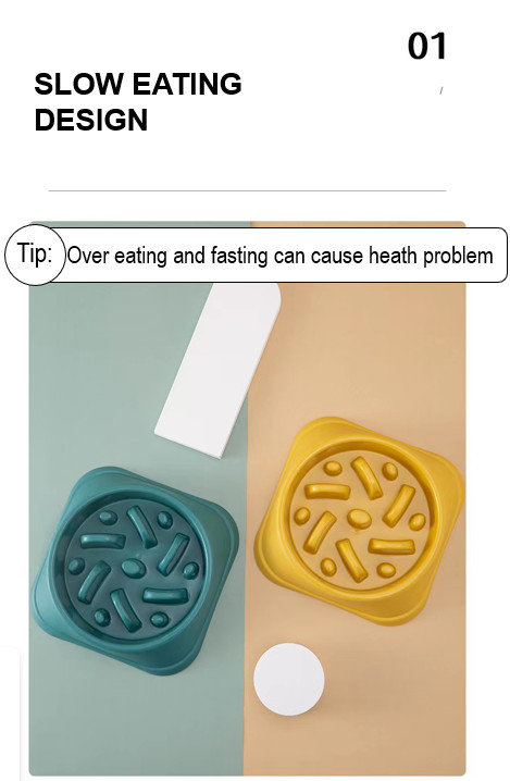 ODM Anti Choking Pet Feeders Dog Slow Food Bowl For Eating