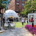 6m Diameter Outdoor Transparent Dome Tent / Clear Geodesic Dome Cover