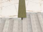 Elastomeric Sealant Brass Transition Strip Floors Coverings Thick Carpet