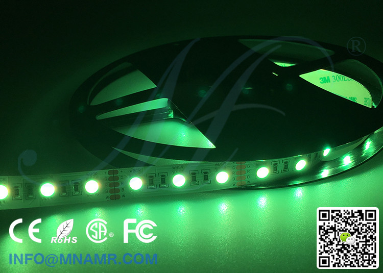 2017 New Multi-color RGBW Flex LED Strip Lights 3M Taped 12v 24v Jewelry Shop Lighting