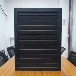 Precision Cutting Aluminium Louver Window 6mm Glass Aluminium Awning Windows