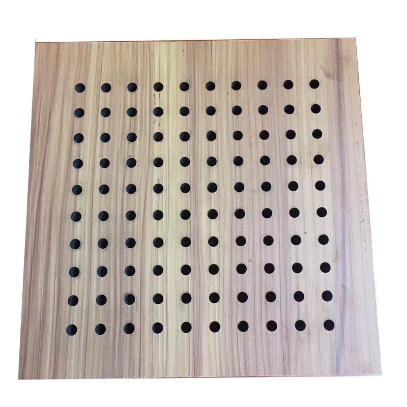 Mdf Acoustic Board Wooden Timber Perforated Sound Absorbing Panels