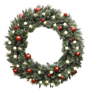 Quality 48&quot; Girth Artificial Christmas Wreaths For Indoor Decoration wholesale