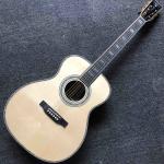 Custom OM Body Solid Europe Spruce Top Ebony Fingerboard Rosewood Back Side