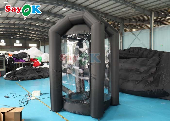 Tarpaulin Inflatable Cash Cube Money Grab Machine Money Blowing Booth For Event Advertising