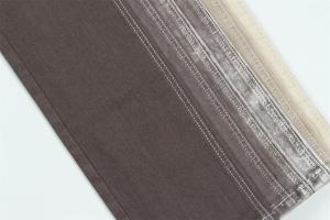 Quality Brown Color 10 Once High Stretch Slub Denim Fabric For Lady Jeans wholesale