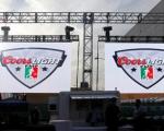 640 X 640mm P5 Ultra Thin LED Display , Die Cast Aluminum LED Stage Display