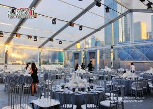 Quality Waterproof Outdoor Event Tents Large Capacity 300 Guest Transparent wholesale