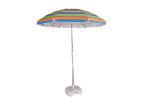 Aluminium Alloy Garden Winds Umbrella Manual Operation With Flap