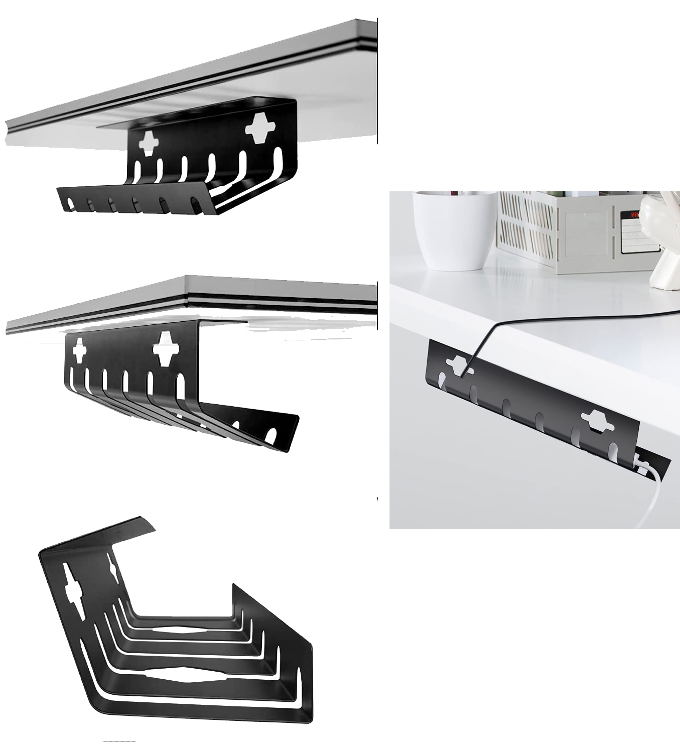 Under-Desk Cable Management for Office Tables Say Hello to a Clutter-Free Workspace