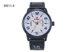 BARIHO Men's Quartz Watch Sport PU Leather Waterproof Mens Watch M511