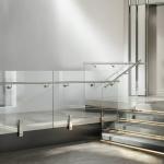 High-Strength Stainless Steel Handrails with 12mm Side Thickness for Glass