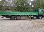 Long Distance Cargo Transport Truck 8x4 With Single Line Air Assisted Brake