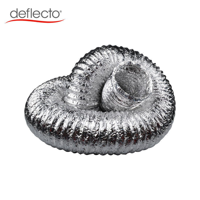 Customized Flexible Aluminum Air Duct 6 Inches X 10 Feet Fire Resistant