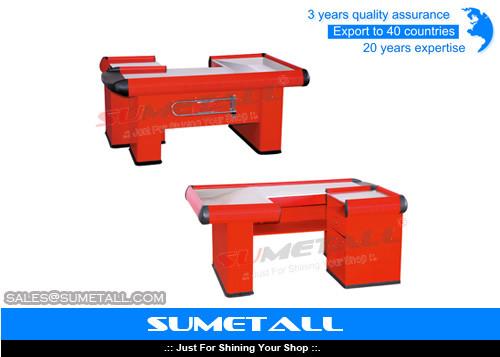 Grocery Store Retail Checkout Counter / Cash Register Display Counter Electric