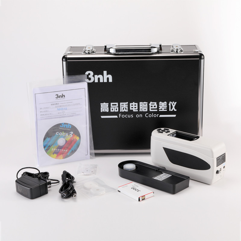 Liquid Powder Coffee Hunter Lab Colorimeter NH310 3nh With Universal Test Componets Accessory