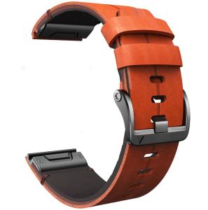 Quality Jiaming Fenix 7 7X Genuine Cow Handmade Leather Watch Strap 20mm / 22mm wholesale