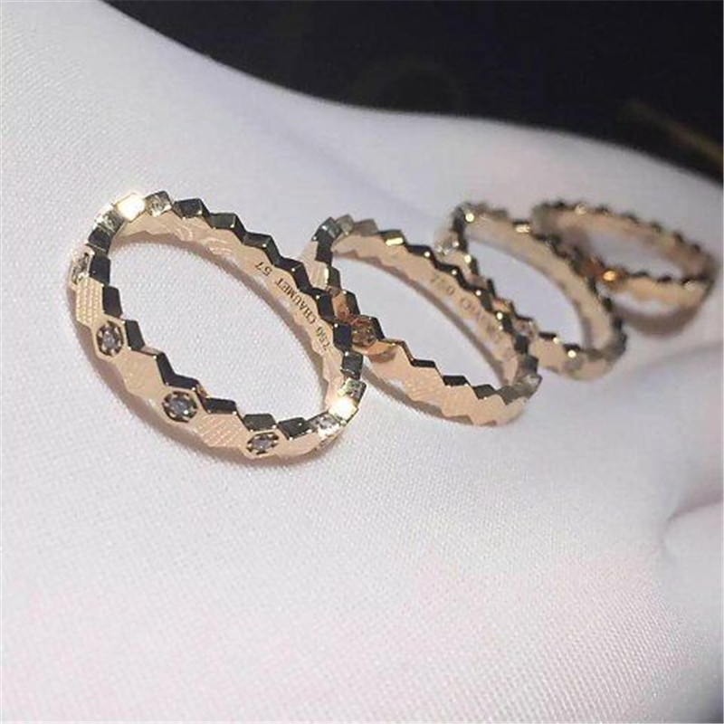 Luxury jewelry factory high-quality low price Cmdiamond ring 18k white gold yellow gold rose gold diamond ring