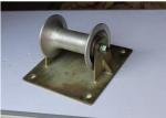 Flat Trench Electrical Cable Roller Straight Line Cable Roller With Steel Plate
