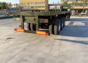 Quality Jost Kingpin 50T Load Capacity Semi Flat Bed Trailer AND9400 For Heavy Duty Transportation wholesale