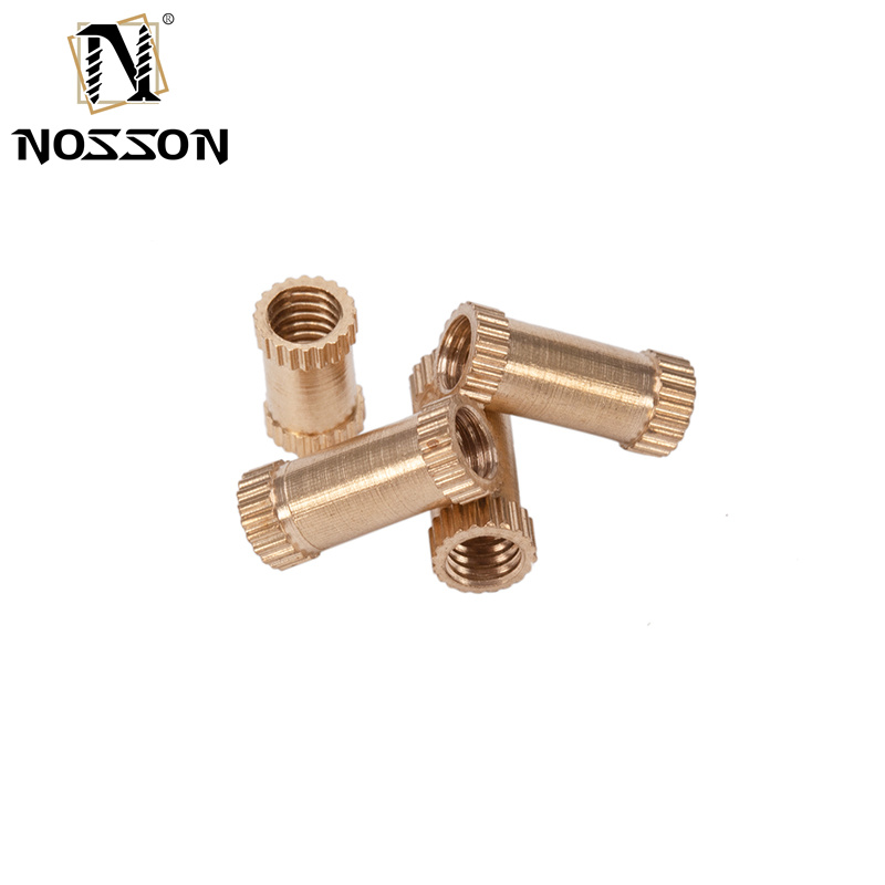 Injection Molded Copper Insert Nut for Food Beverage GB809 M3 M4 M5 M6 M8 M10 M12 1/4 3/8 5/16 Brass Copper Embedded Nut