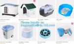 pet cage , plastic dog house with lock , dog house with steel door, Plastic Dog