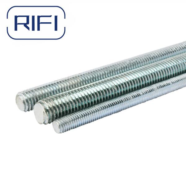 Cheap M8 M10 M12 Steel Galvanized Zinc Plated GI Threaded Rods DIN976 Standard 3 Meter for sale