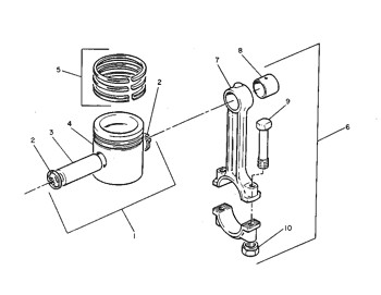 7W2513 Kit Piston Rings Cylinder Liner 9M-0701 Engine 7W-2513 Ring 9M0701 Piston
