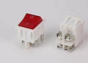 Quality 6 Pin Dpdt Boat Rocker Switch On - Off - On Over 100mΩ Insulation Resistance wholesale