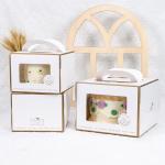 Gift Small Pastry Boxes Cake Packaging Bakery Disposable Containers Dessert With