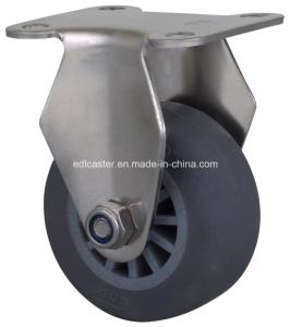 Quality Stainless Steel Wheel 1.5&quot; 35kg Rigid TPE Caster S26015-53 for Blot Bearing at Competitive wholesale