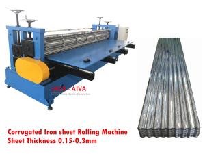 Quality Rolling Machine for manufacturing Corrugated Iron sheet, Corrugated sheet Thickness 0.15-0.3mm wholesale