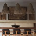 Retro Wabi Sabi Rattan Pendant Light B&B Restaurant Bar Cafe Dining Room Decor