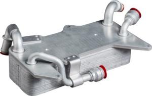 Quality 4H0317021H AUDI A6 C7 Aluminum Oil Cooler , Auto Parts Engine Oil Cooler wholesale