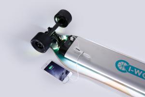 Quality Adults Lightest Electric Skateboard With LED Light And Dual Hub Motors Drive wholesale