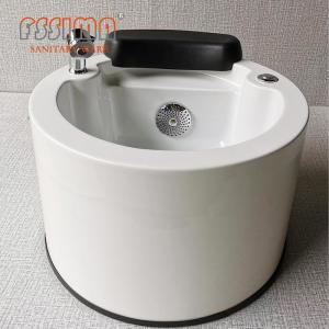 Quality Square Pedicure Foot Tub Durable Acrylic Foot Massage Tub 570X570X330mm wholesale