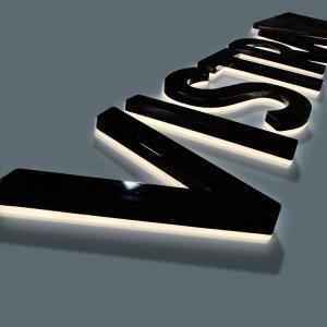 Quality Bright Sign New Led Letters Wedding Sign Gold Color Custom Metal Backlit Sign wholesale