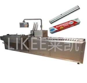 Quality Aluminum Foil Small Roll Packing Machine For White Cardboard 60 Boxes/min wholesale