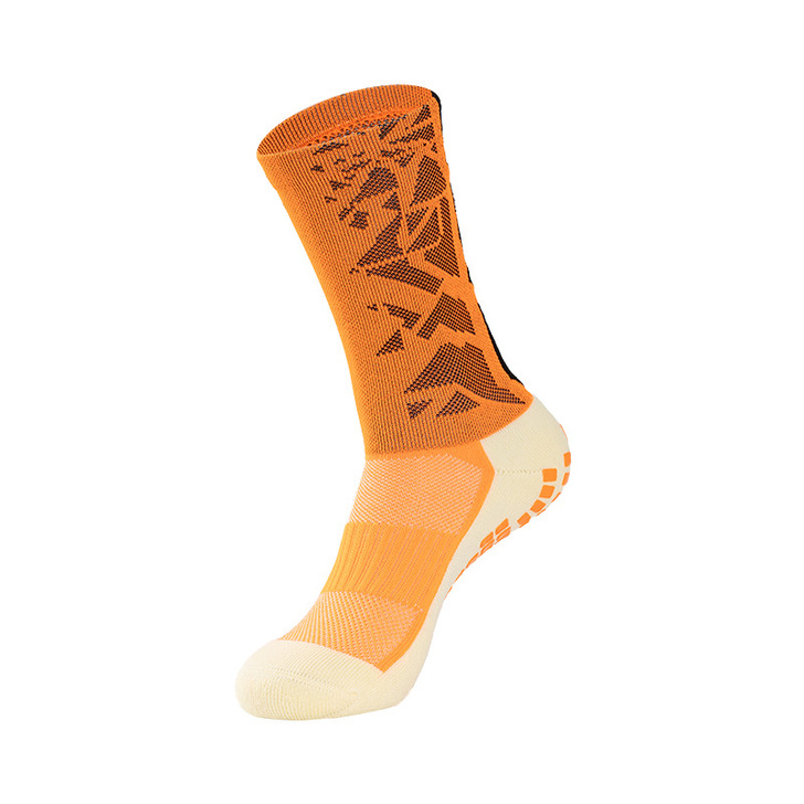 Spring Season Custom Anti-Slip Printing Cotton Work Socks with Standard Thickness