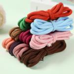 Blue Brown 6mm Braided Cotton Rope For Garment Drawstring