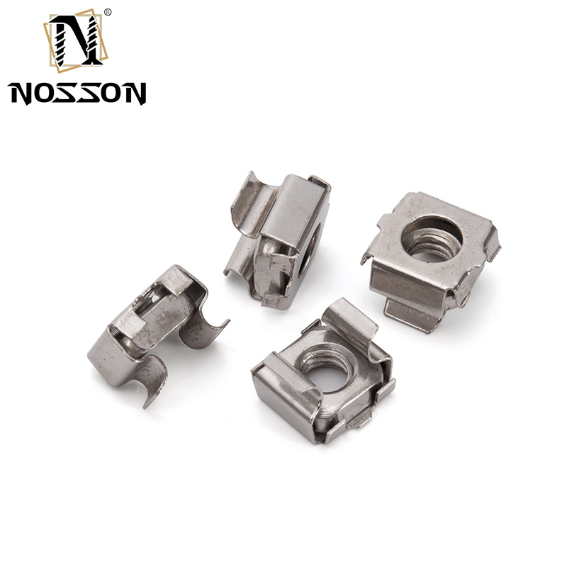 Chrome Plated M4 M6 Zinc Cage Nut with Screw ISO Standard Plain Finish 304 Stainless Steel