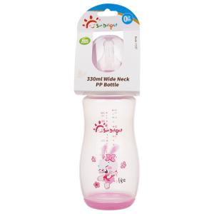 Quality 110℃~120℃ PP Arc 12oz 330ml Baby Nipple Bottle wholesale