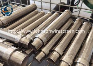 Quality Stainless Steel 28 Micron Wedge Wire Pipe For Large Sludge Press wholesale