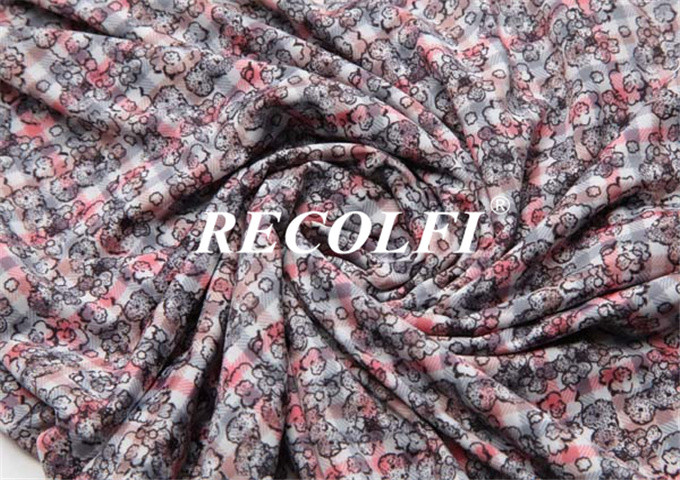 Stretchable Nylon Light Weight UV Protection Recycled Fabric Eco Weft Knitted